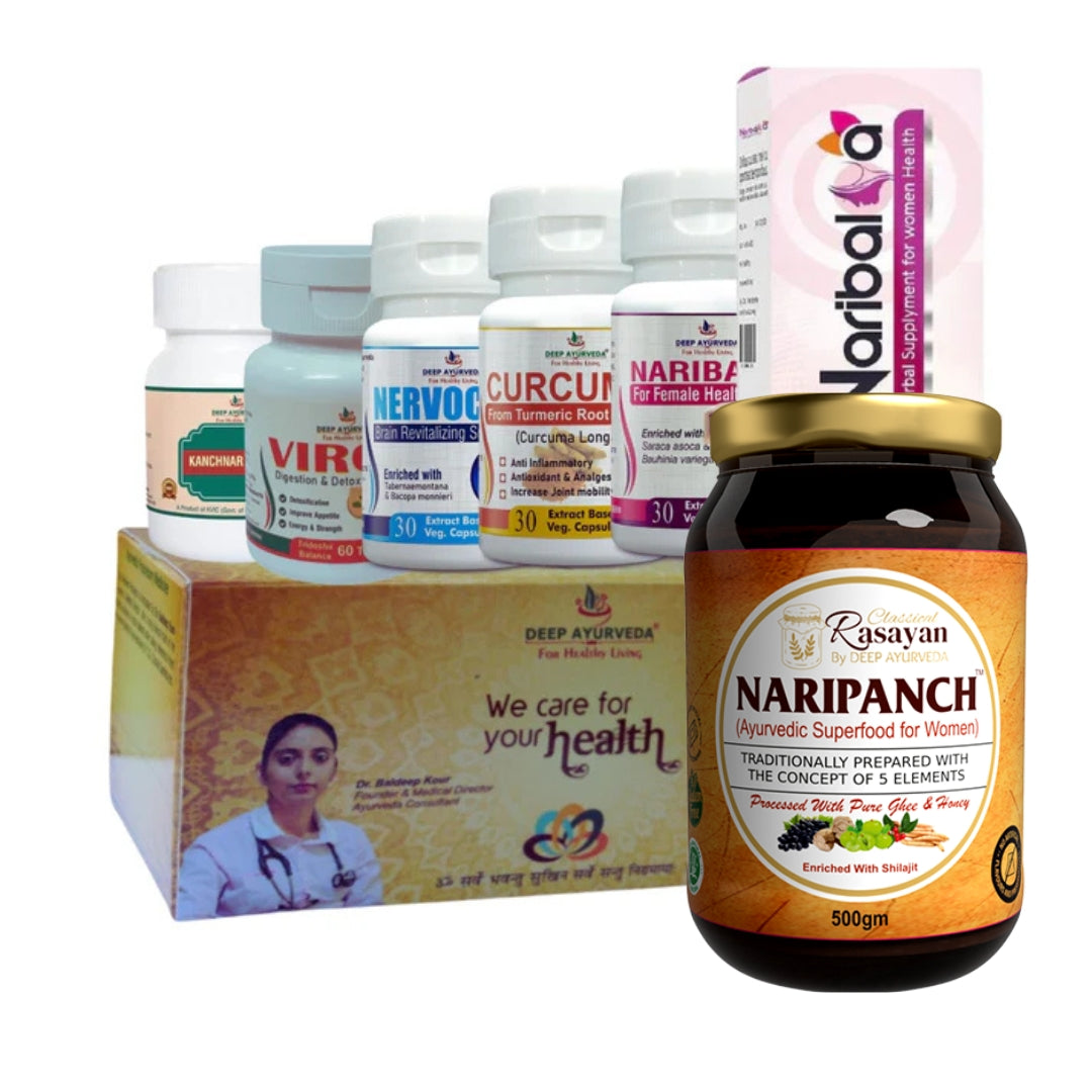 Endometriosis Ayurvedic Management 30 Days Pack - Deep Ayurveda India