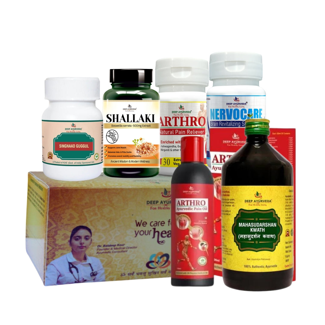 Cervical Treatment Ayurvedic Management 30 Days Pack - Deep Ayurveda India