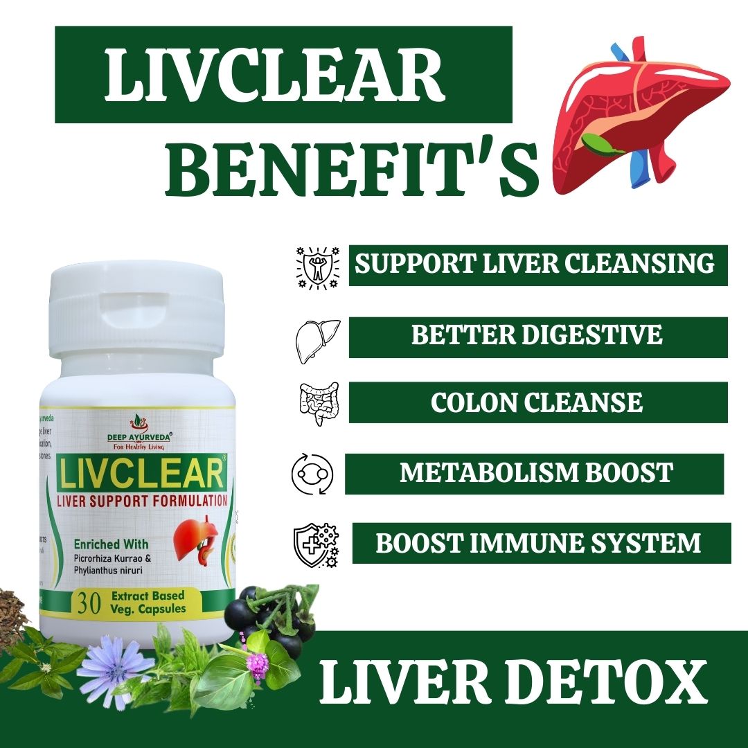 LivClear Vegan Capsule for Liver Support | Detox & Cleanse