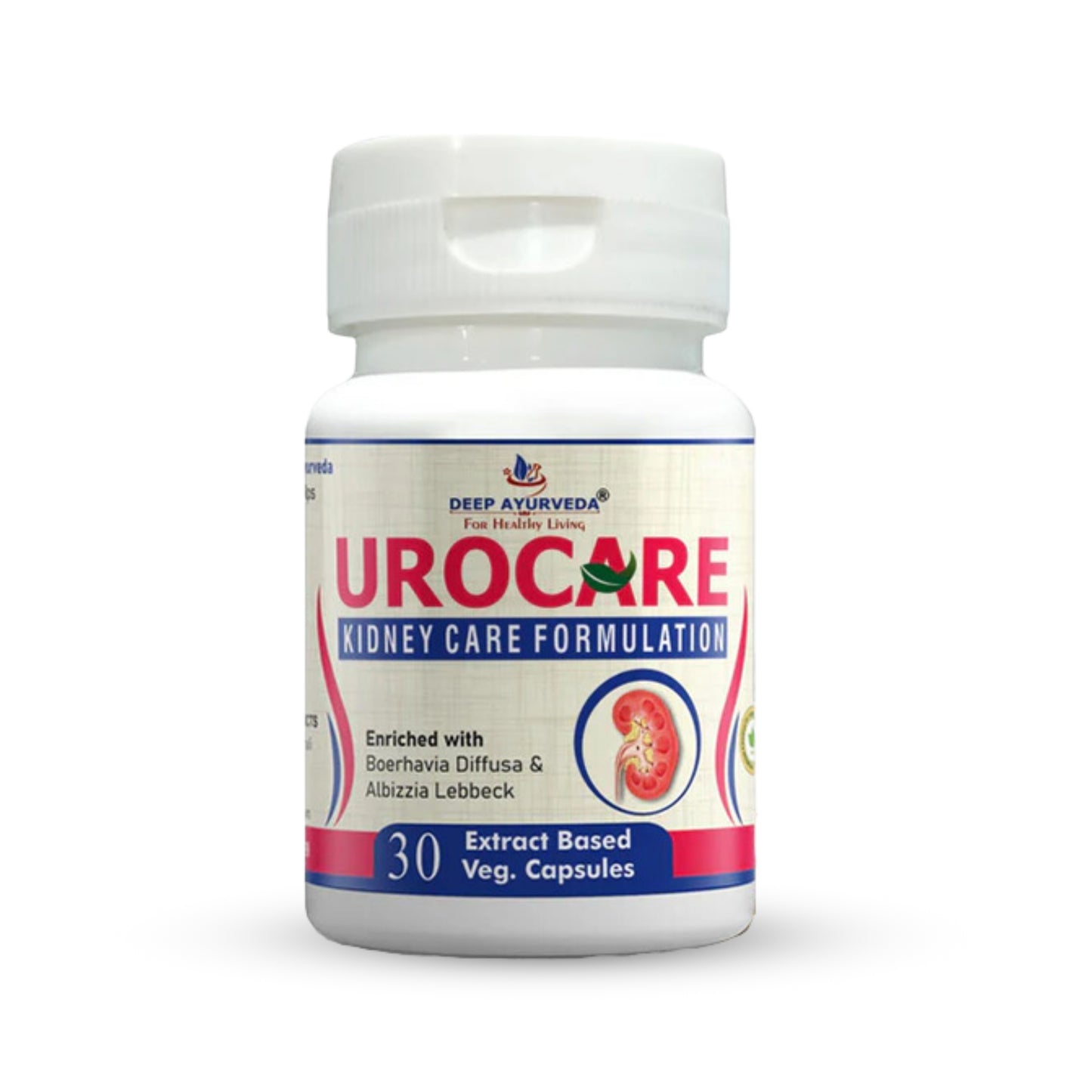 Urocare for Kidney  & Prostate Care-30 Vegan Capsule Pack - Deep Ayurveda India