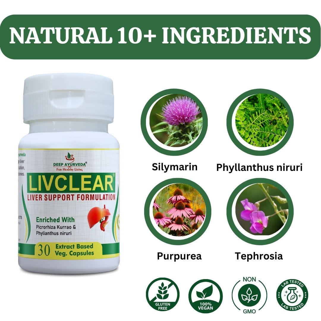 LivClear Vegan Capsule for Liver Support | Detox & Cleanse