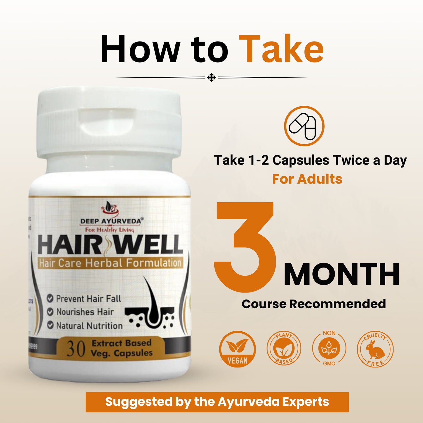 Hairwell | Vegan Capsule - Deep Ayurveda India