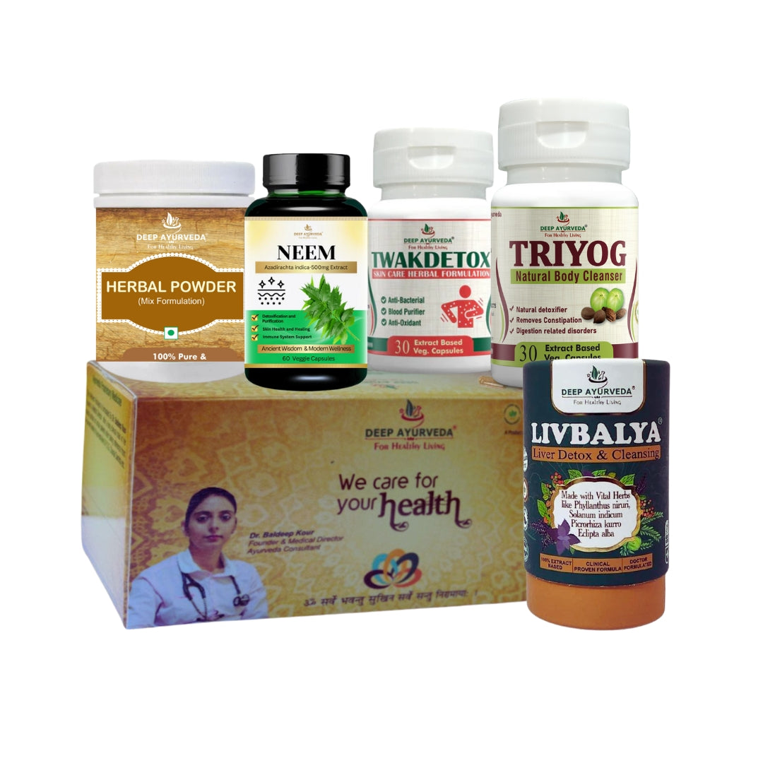 Leucoderma Ayurvedic Management 30 Days Pack - Deep Ayurveda India