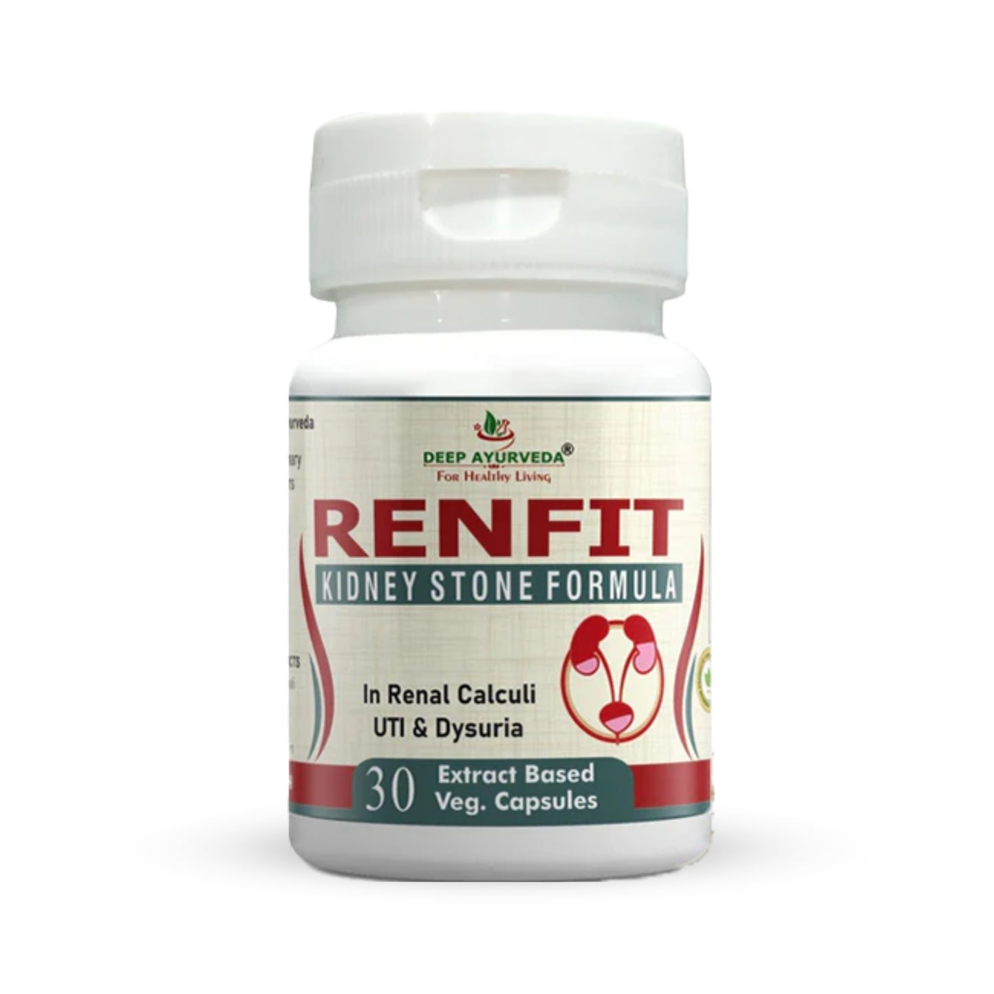 Renfit for Kidney Stone | Vegan Capsule - Deep Ayurveda India