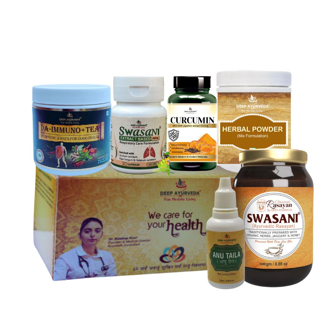 Sinusitis Ayurvedic Management 30 Days Pack - Deep Ayurveda India