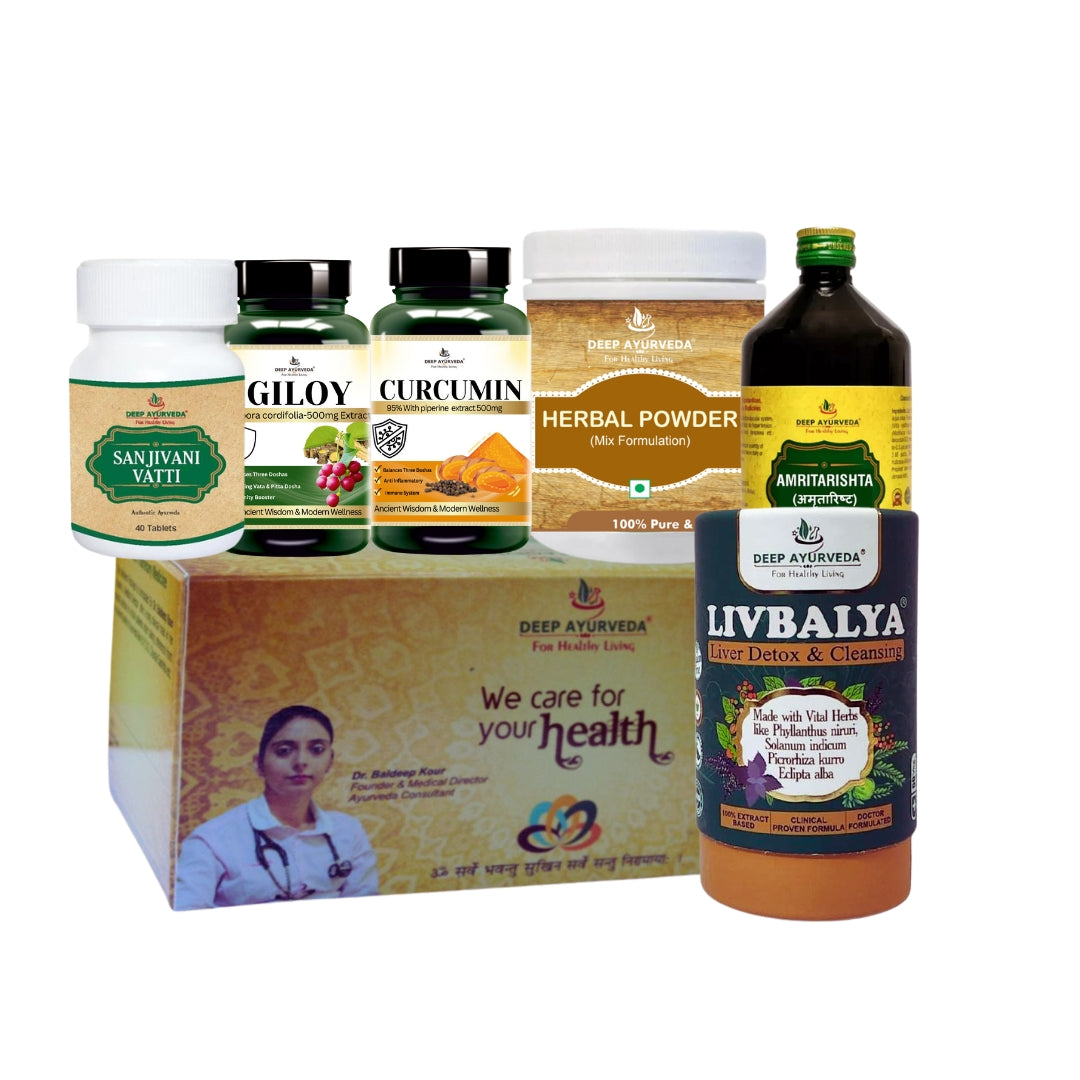 Typhoid Ayurvedic Management 30 Days Pack - Deep Ayurveda India