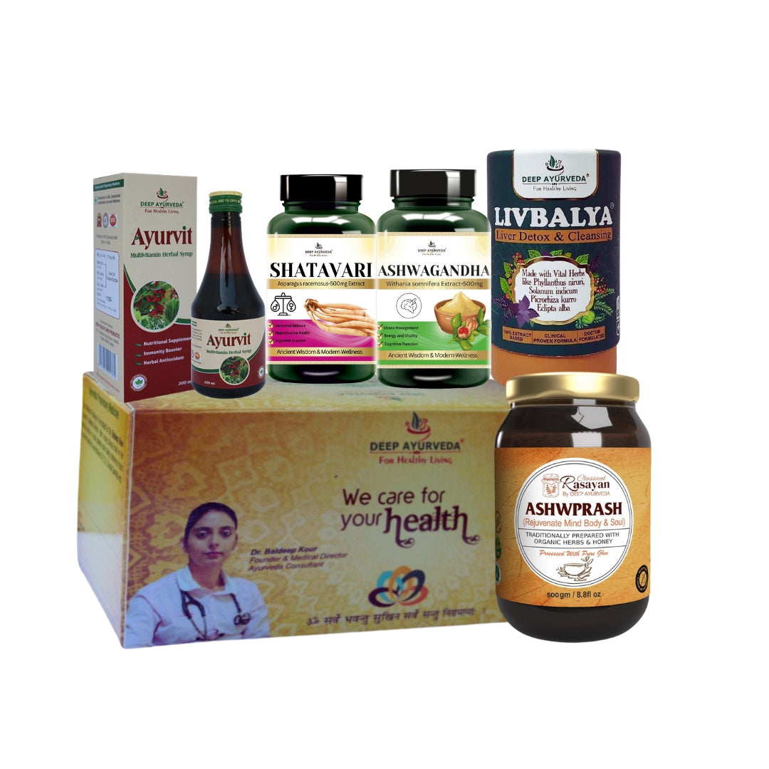 Wajan (Weight) Gain for male Ayurvedic Management 30 Days Pack - Deep Ayurveda India