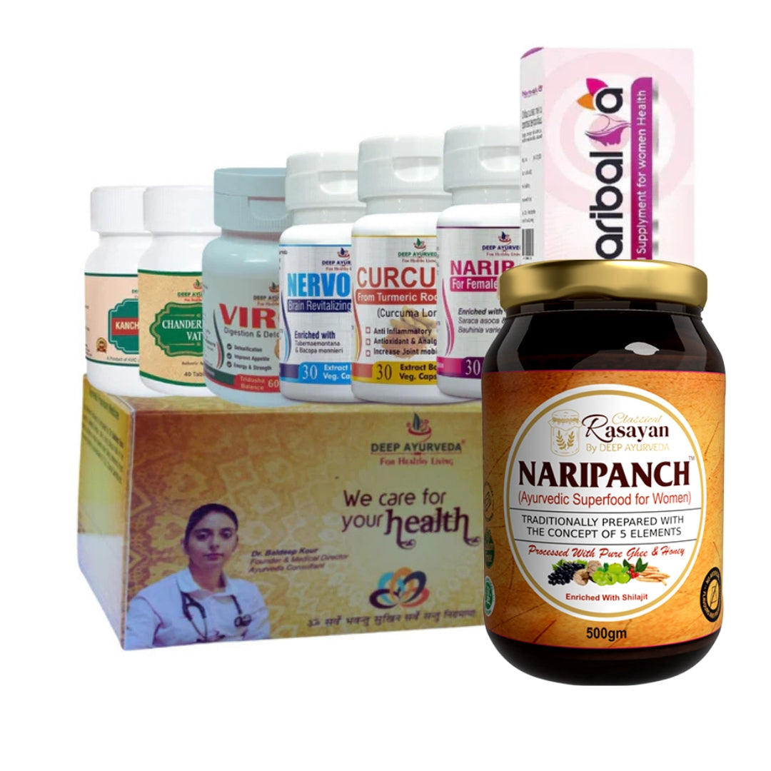 Ovarian Cyst Treatment Ayurvedic Management 30 Days Pack - Deep Ayurveda India