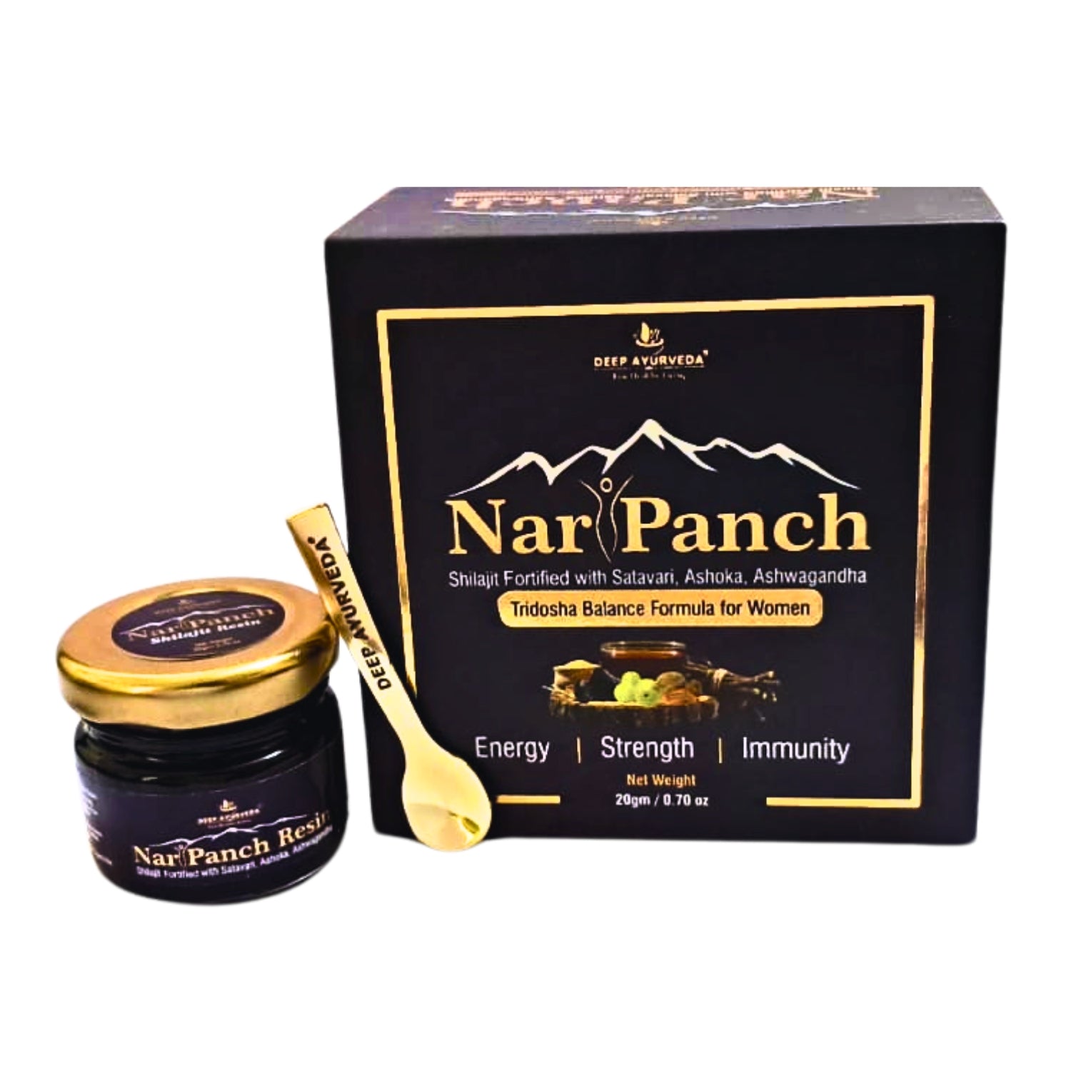 Vajayu Shilajit Gold for Men & NariPanch Shilajit Resin for Women -1