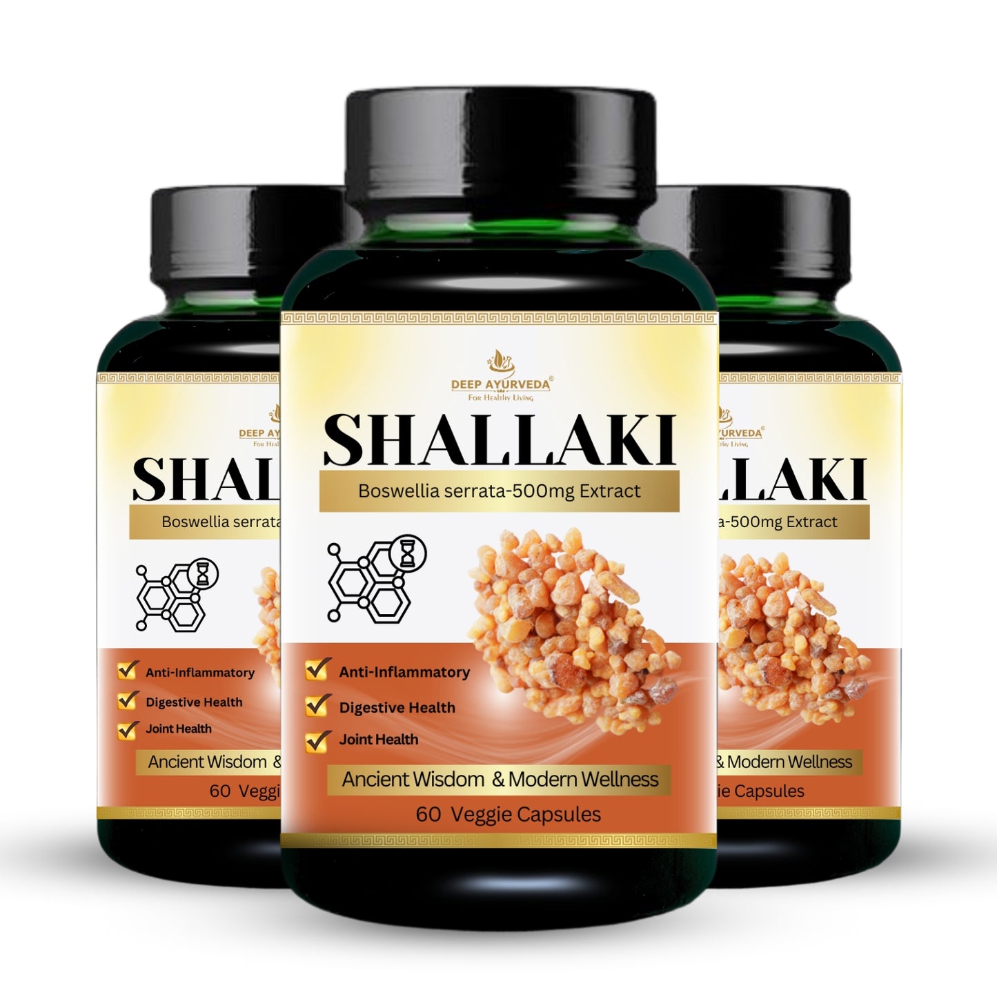 Shallaki ( Boswellia serrata ) Extract Vegan Capsule PACK