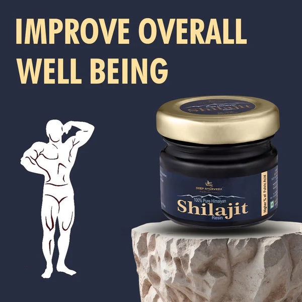 Vajayu 50 Prash + 100% Pure Himalayan Shilajit Resin Combo | Boost Testosterone, Improve Strength & Stamina | Remove Performance Anxiety