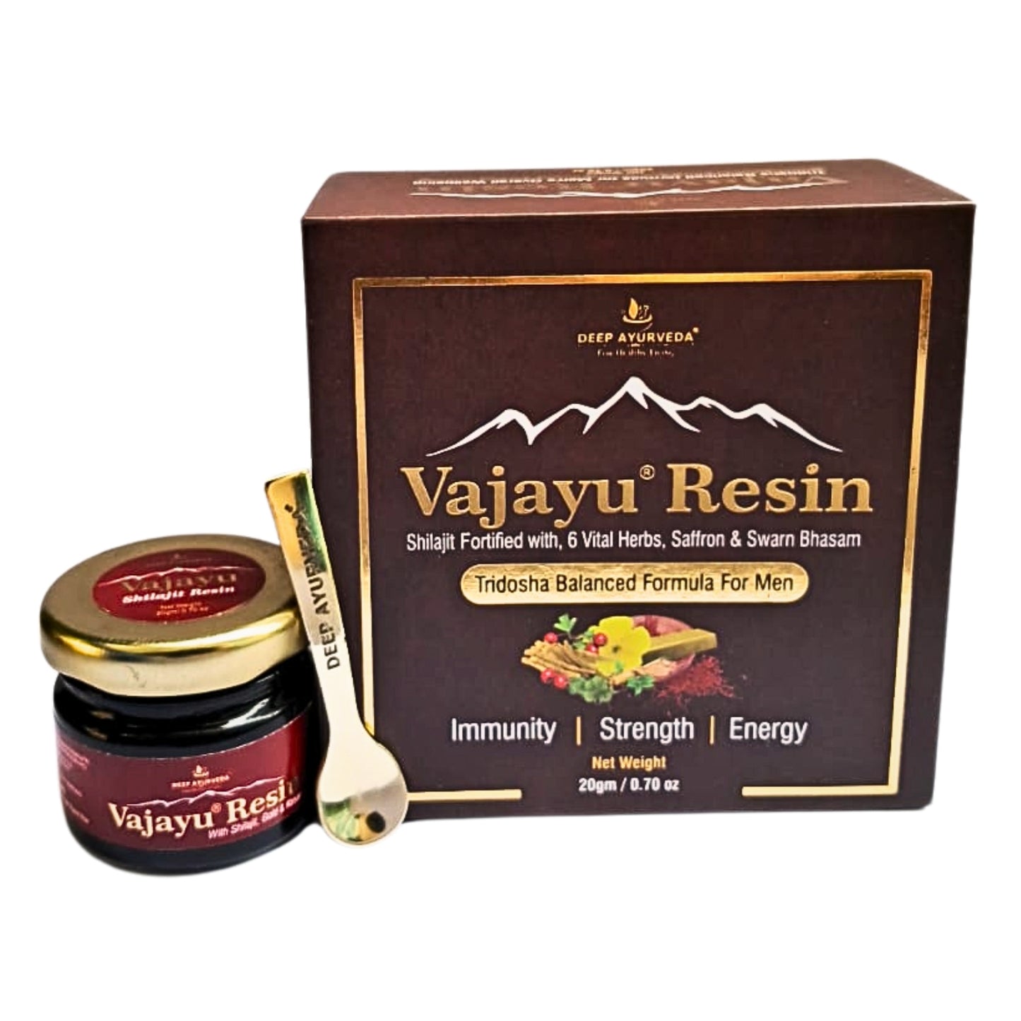 Vajayu Shilajit Gold for Men & NariPanch Shilajit Resin for Women 