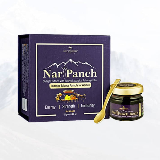 NariPanch Shilajit Resin for Women | Shilajit Support Women's Overall Wellbeing-20gm