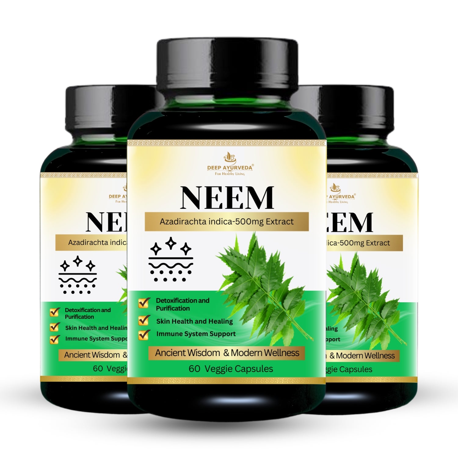 Neem ( Azadirachta indica ) Vegan Capsule  3