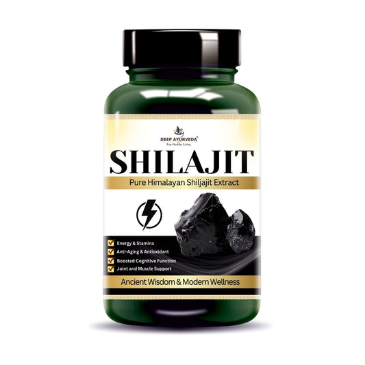 Shilajit Vegan Capsule With Higher % of Fulvic Acid for Stamina & Testosterone-500mg