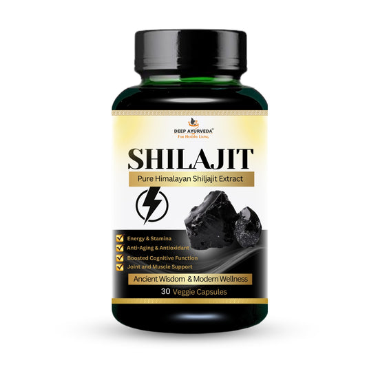 Shilajit Vegan Capsule With Higher % of Fulvic Acid for Stamina & Testosterone-500mg