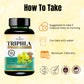 Triphala Vegan Capsule Made with 10:1 Extract | Supporting Vata, Pitta, and Kapha doshas-60Cap