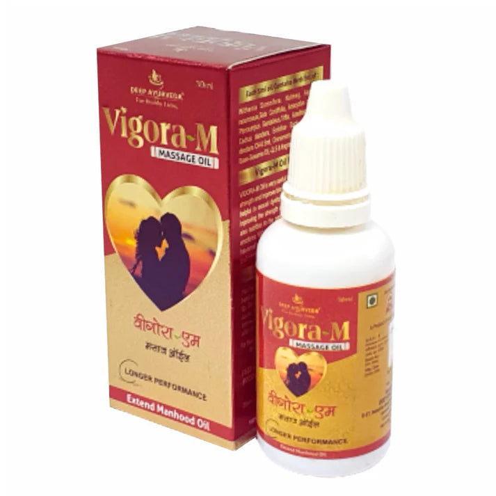 Vig ora- M Massage Oil & Vig ora- M Vegan Capsule | Buy 1 Get 1 Free - Deep Ayurveda India